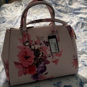 Guess Floral Purse with crossbody strap